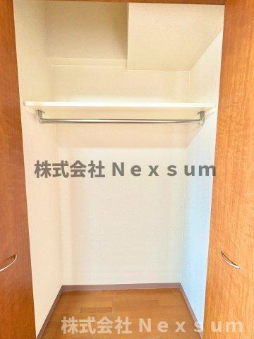 収納　たっぷりとした収納スペースです