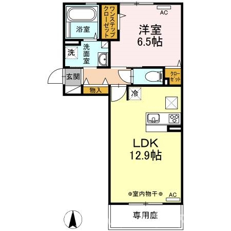 ダンケ・プロストの間取り