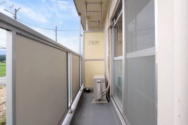 バルコニー　ビレッジハウスの同一物件・同一タイプの間取りの写真です