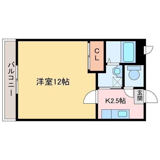 マリベール土橋の間取り