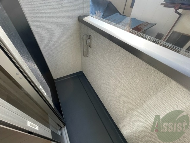 バルコニー　バルコニーは広くて作業がしやすいですね。