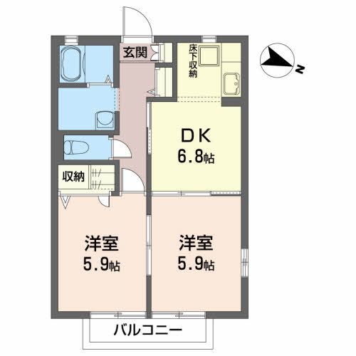 ラフィネの間取り