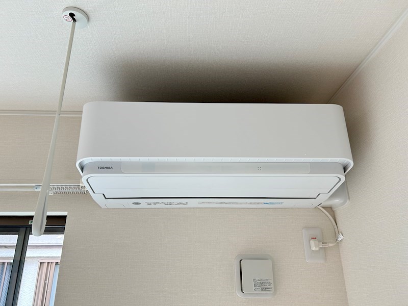 その他設備　暑さ寒さに悩まない、エアコン付き物件。