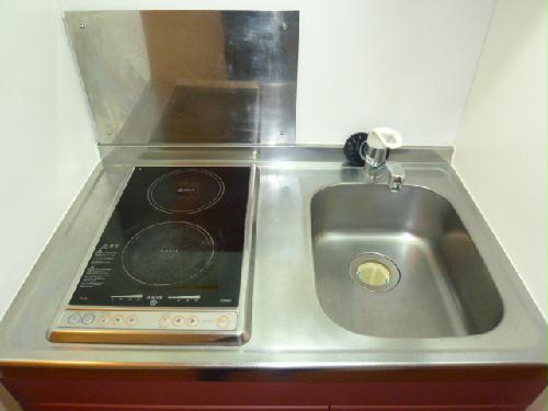 キッチン　2口電気コンロ