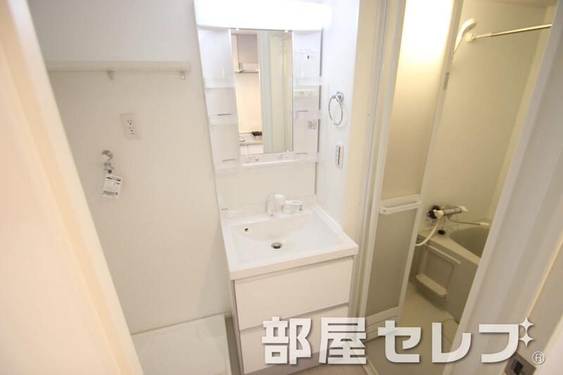 洗面設備　他号室の写真です。