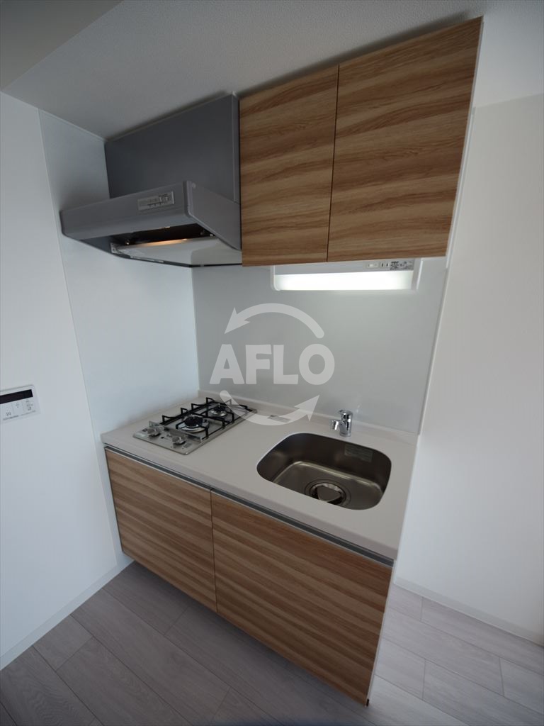 キッチン　ファーストフィオーレ難波南パークサイド　2口ガスコンロ