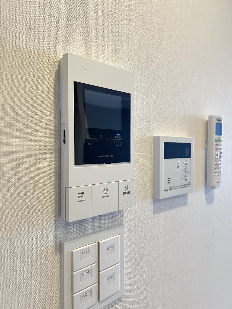 セキュリティ　オートロックとモニタ付インタホンでセキュリティも安心です