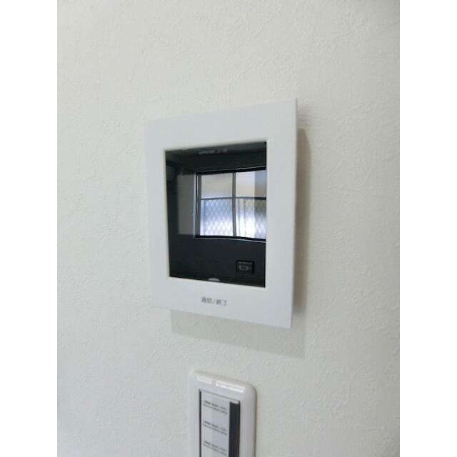 セキュリティ　安心のカラーモニター付インターホンです！