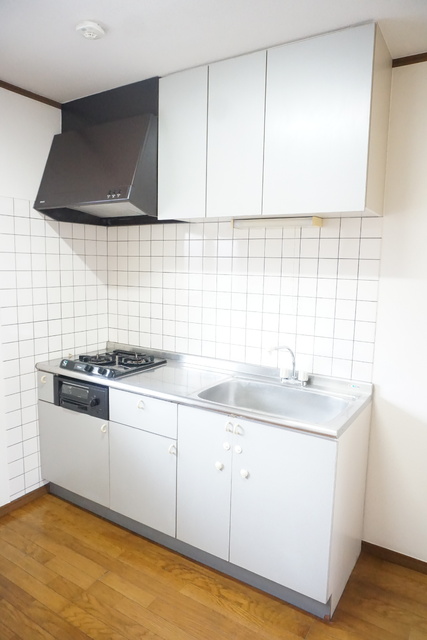 キッチン　ガスコンロ付きのキッチンです☆