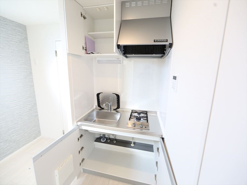 キッチン　システムキッチン（ガス2口コンロ付）　同仕様写真