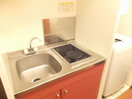 キッチン　２口コンロのラジエントヒーターです。