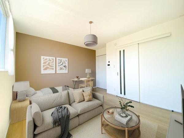 居室・リビング　バーチャルホームステージングの写真です！