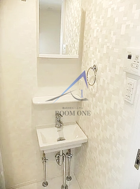 洗面設備　洗面台です。