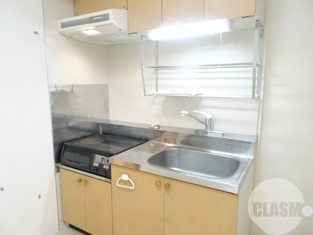 キッチン　２口ＩＨ＋グリル付き（^^♪