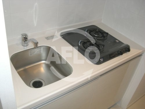 キッチン　2口ガスシステムキッチン