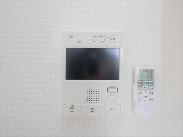 セキュリティ　モニター付きインターホンです