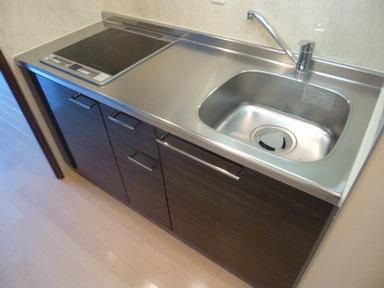 キッチン　２口ＩＨコンロ付