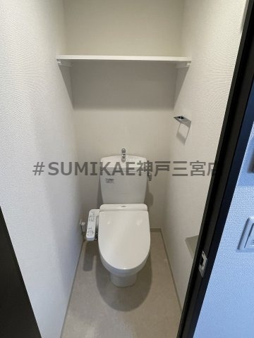 トイレ　ゆったりとした空間のトイレです