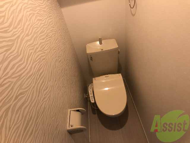 トイレ　ウォシュレット付きのトイレです。シャワートイレは日本の宝。