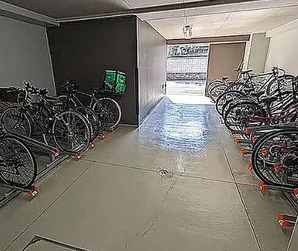 駐車場　駐輪場です。