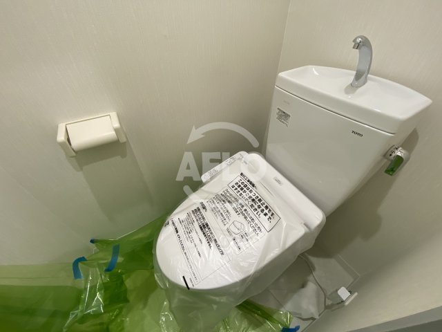 トイレ　ローズコーポ天満東　温水洗浄便座