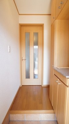 玄関　明るい玄関です