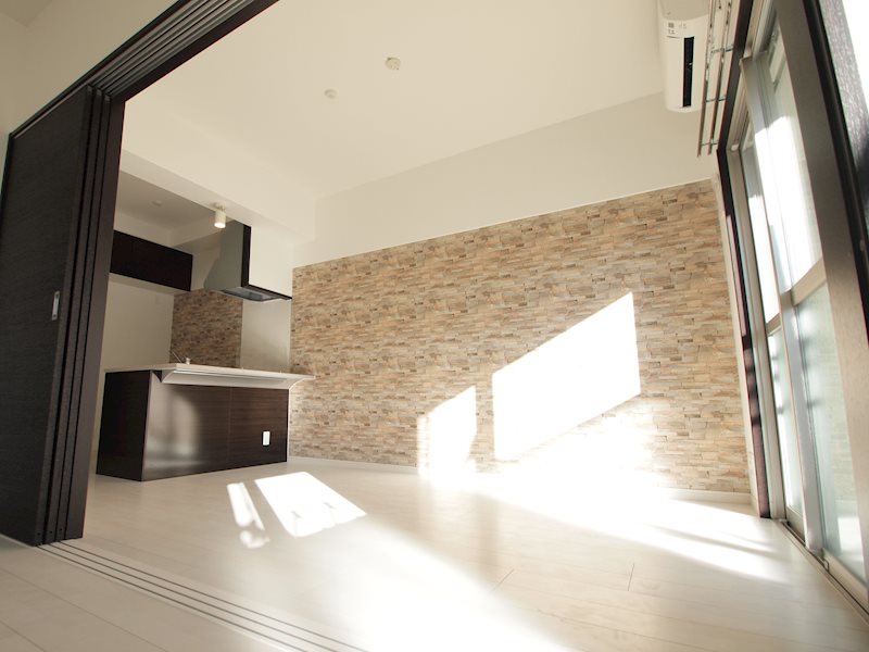 その他設備　開放感のあるリビング。