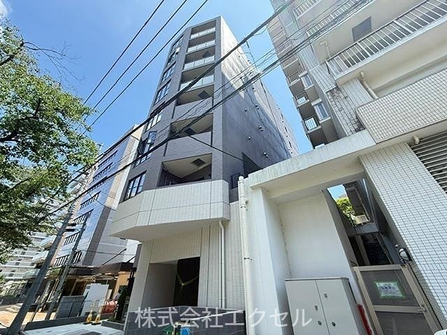 建物外観　オートロック完備の新築マンション。