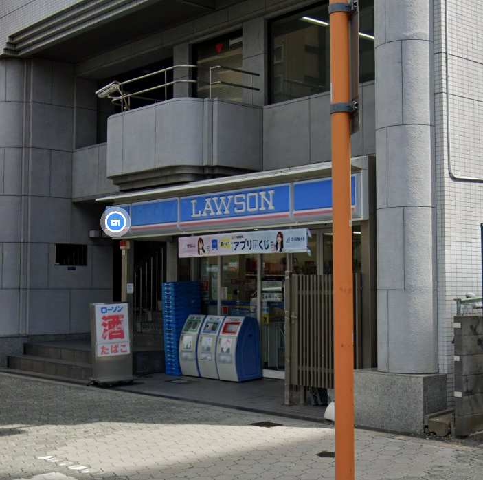 コンビニ　ローソン谷町四丁目店（コンビニ）まで155m