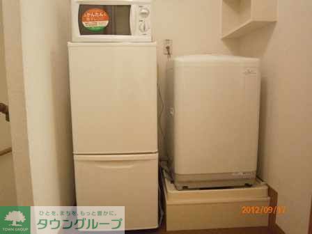 キッチン　電子レンジ・冷蔵庫・洗濯機