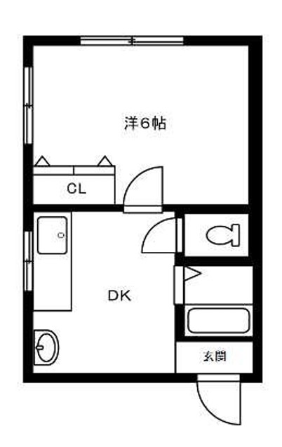 二葉マンションの間取り写真