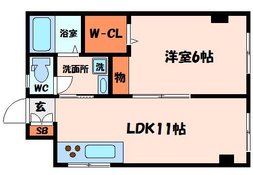 浜町ハイツの間取り写真