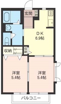 Maison de Glycineの間取り写真