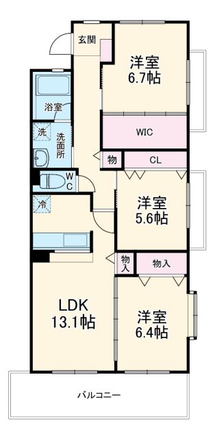 ＪＲ東海道本線 静岡駅 徒歩21分 4階建 築24年の間取り写真