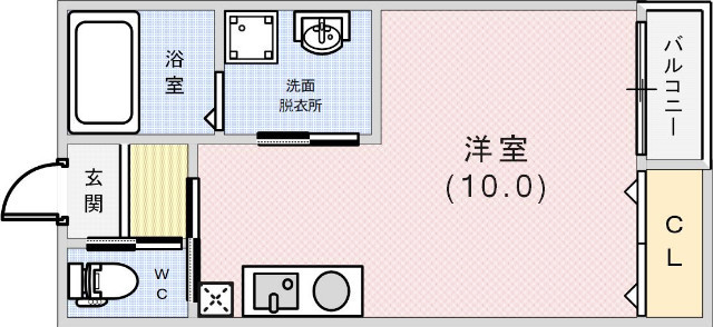 グランシャリオ山本通3の間取り写真