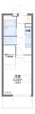 レオパレス椎の実4の間取り写真