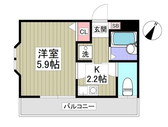 メゾンフェルミエの間取り写真