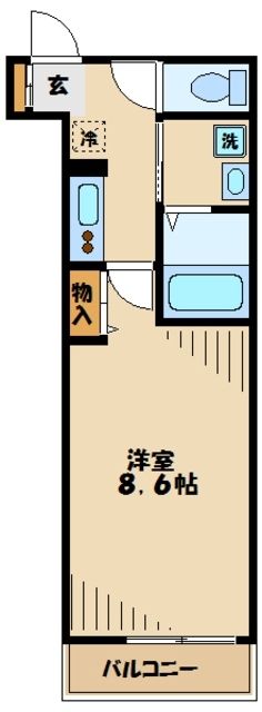 フェリーチェ百合ヶ丘Aの間取り写真