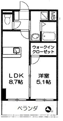 ベルパークIIの間取り写真
