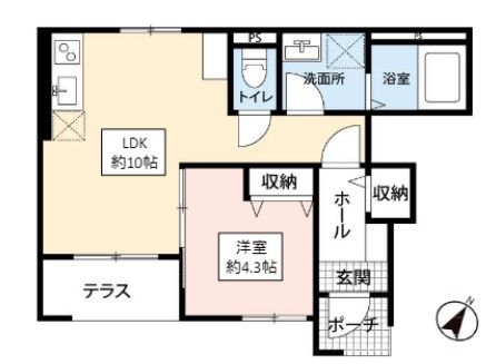 ステーション1の間取り写真