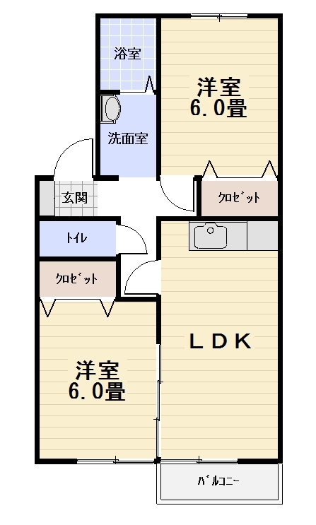 セジュール正木の間取り写真