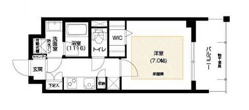 アーバネックス谷町IIの間取り写真