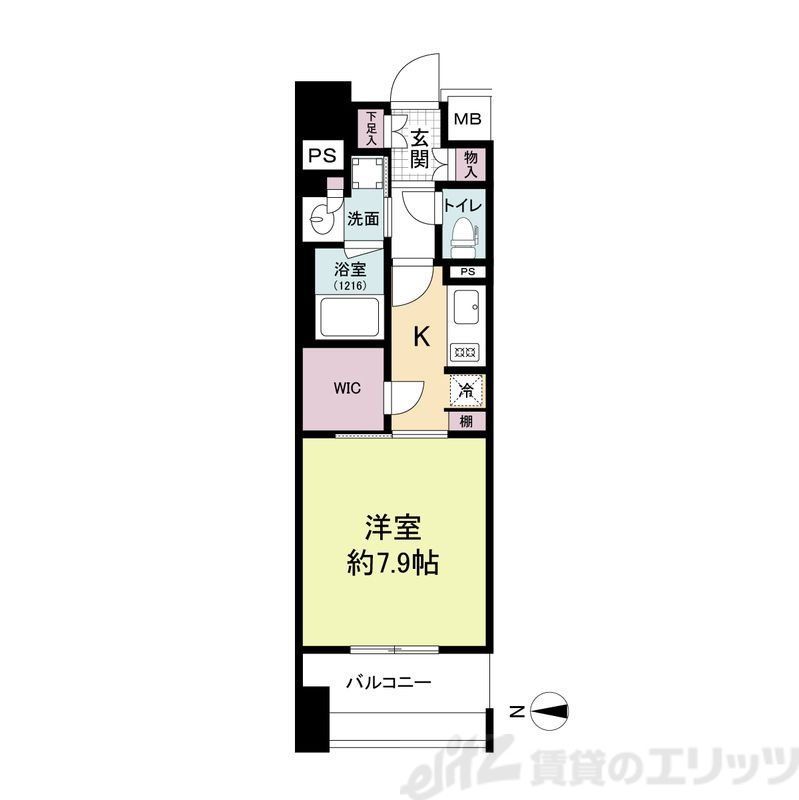アビティ江坂の間取り写真