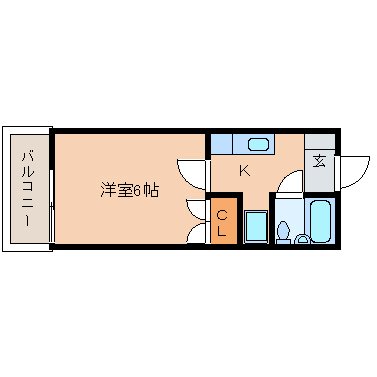 アリス金沢内灘第一の間取り