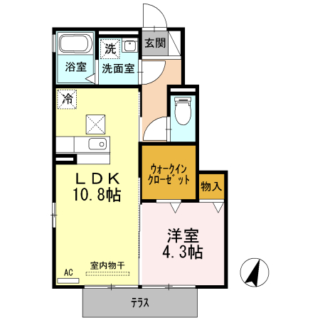 汐入壱番館の間取り