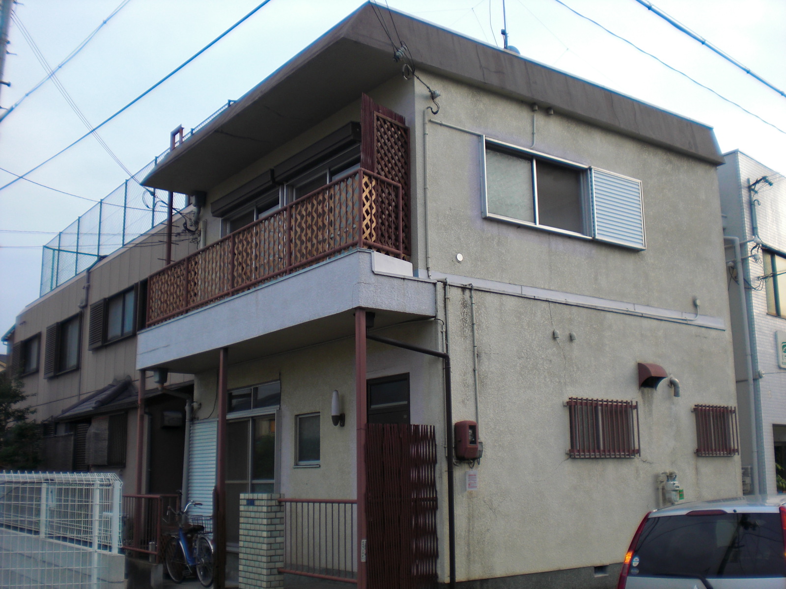 三住町一戸建貸家の建物外観