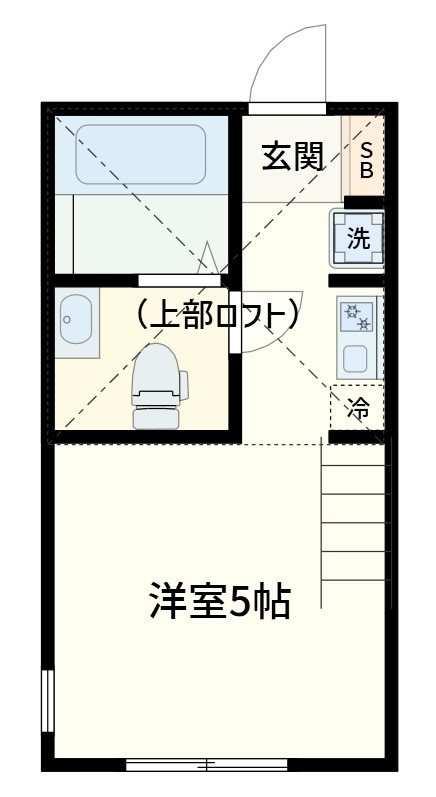 アーバンスクエア読売ランド前の間取り