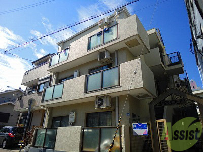 神戸市須磨区若木町のマンションの建物外観