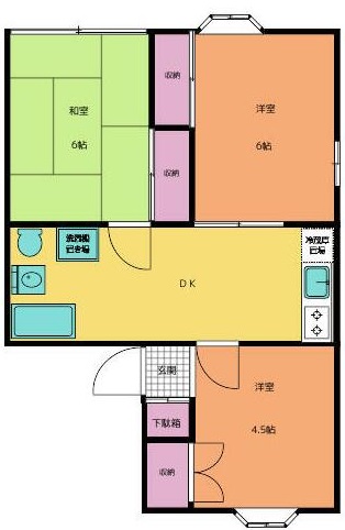 ミサワコスモハイツの間取り