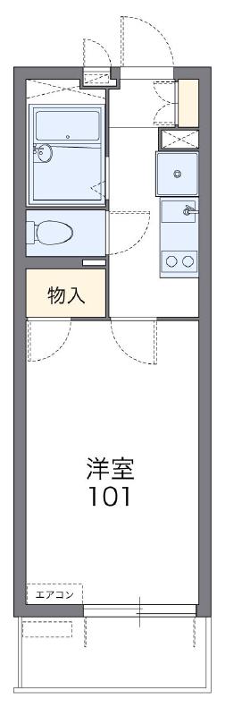 レオパレステルメの間取り